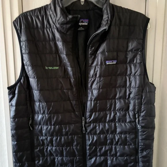 Patagonia Black Puffer vest men’s L - Picture 3 of 7